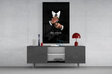 The Rebels Never Obey Tattooed Hands Glass Wall Art