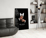 The Rebels Never Obey Tattooed Hands Glass Wall Art
