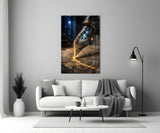Cosmic Colosseum Fountain Pen Glass Wall Art