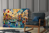 Venice Grand Canal Kandinsky Style Glass Wall Art