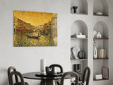 Venice Grand Canal Klimt Style Glass Wall Art