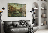 Venice Grand Canal Bosch Style Glass Wall Art