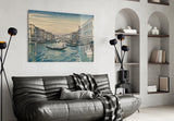Venice Grand Canal Hokusai Style Glass Wall Art