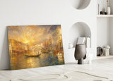 Venice Grand Canal Turner Style Glass Wall Art