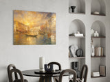 Venice Grand Canal Turner Style Glass Wall Art
