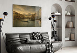 Venice Grand Canal Da Vinci Style Glass Wall Art