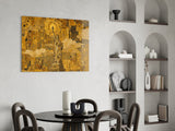 Statue of Liberty Klimt Style Glass Wall Art