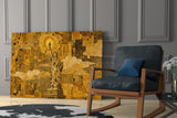 Statue of Liberty Klimt Style Glass Wall Art