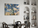 Statue of Liberty Cubist Style Glass Wall Art