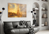 Eiffel Tower Turner Style Glass Wall Art
