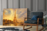 Eiffel Tower Turner Style Glass Wall Art