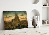 Sagrada Familia Bosch Style Glass Wall Art