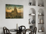Sagrada Familia Bosch Style Glass Wall Art