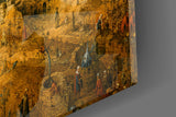 Pyramids of Giza Bosch Style Glass Wall Art