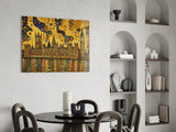 Big Ben Westminster Klimt Style Glass Wall Art