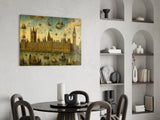 Big Ben Westminster Bosch Style Glass Wall Art