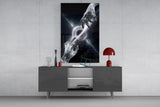 Cosmic Hands Reaching Across a Black Hole Glass Wall Art