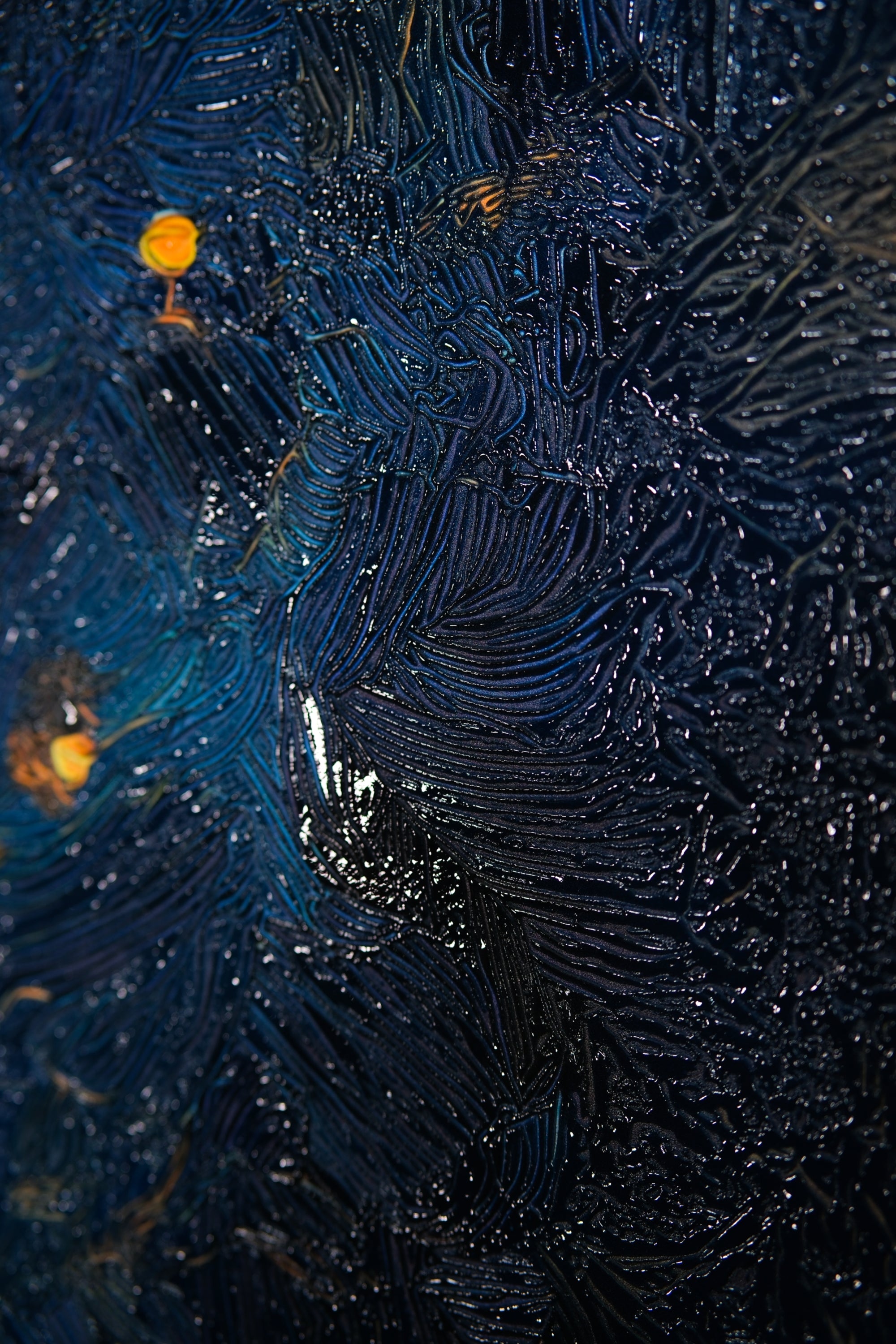 Starlit Wanderer — Haptic 3D Embossed + Gloss Lacquer Print