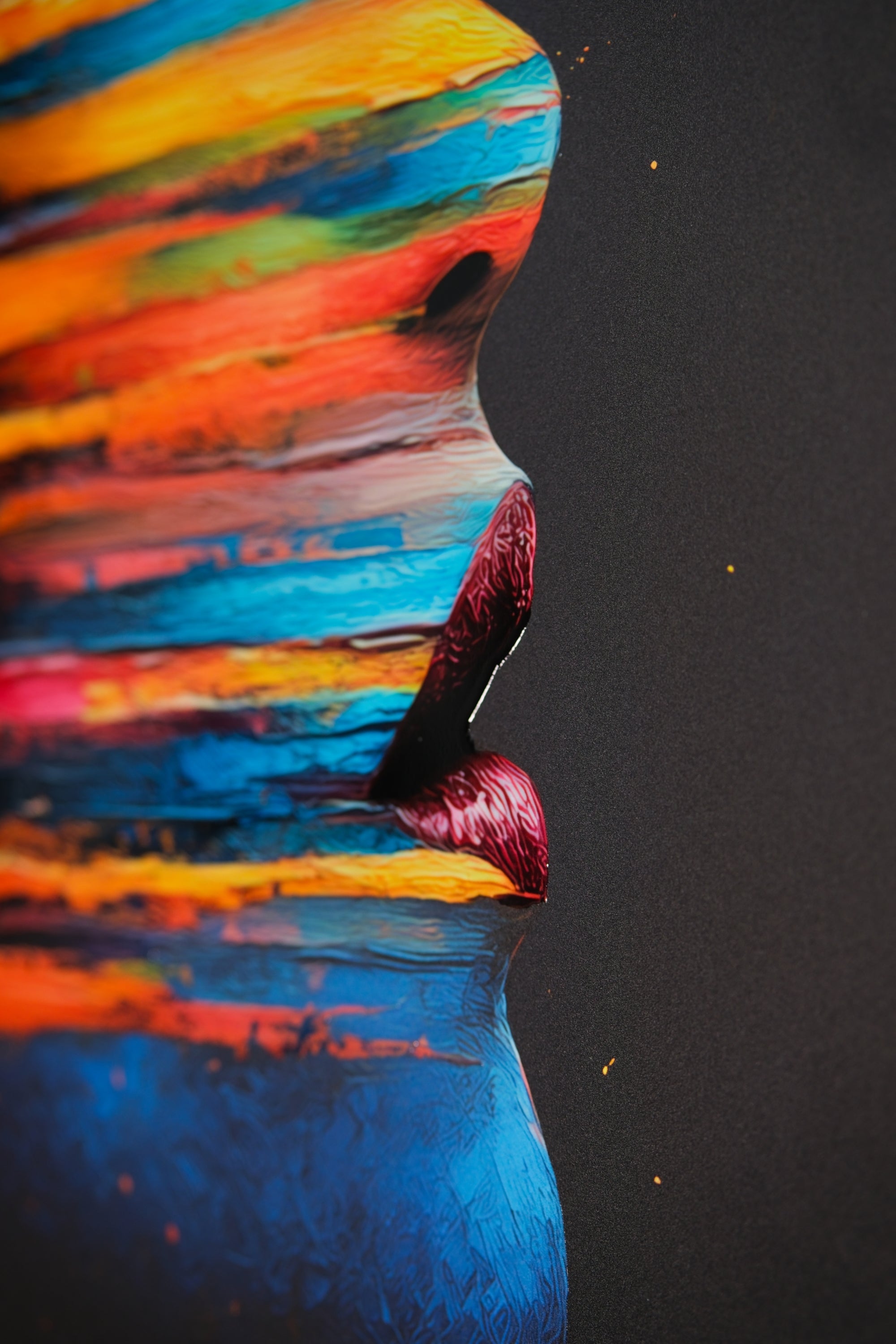 Dyed Thoughts — Gloss Lacquer Accent Print