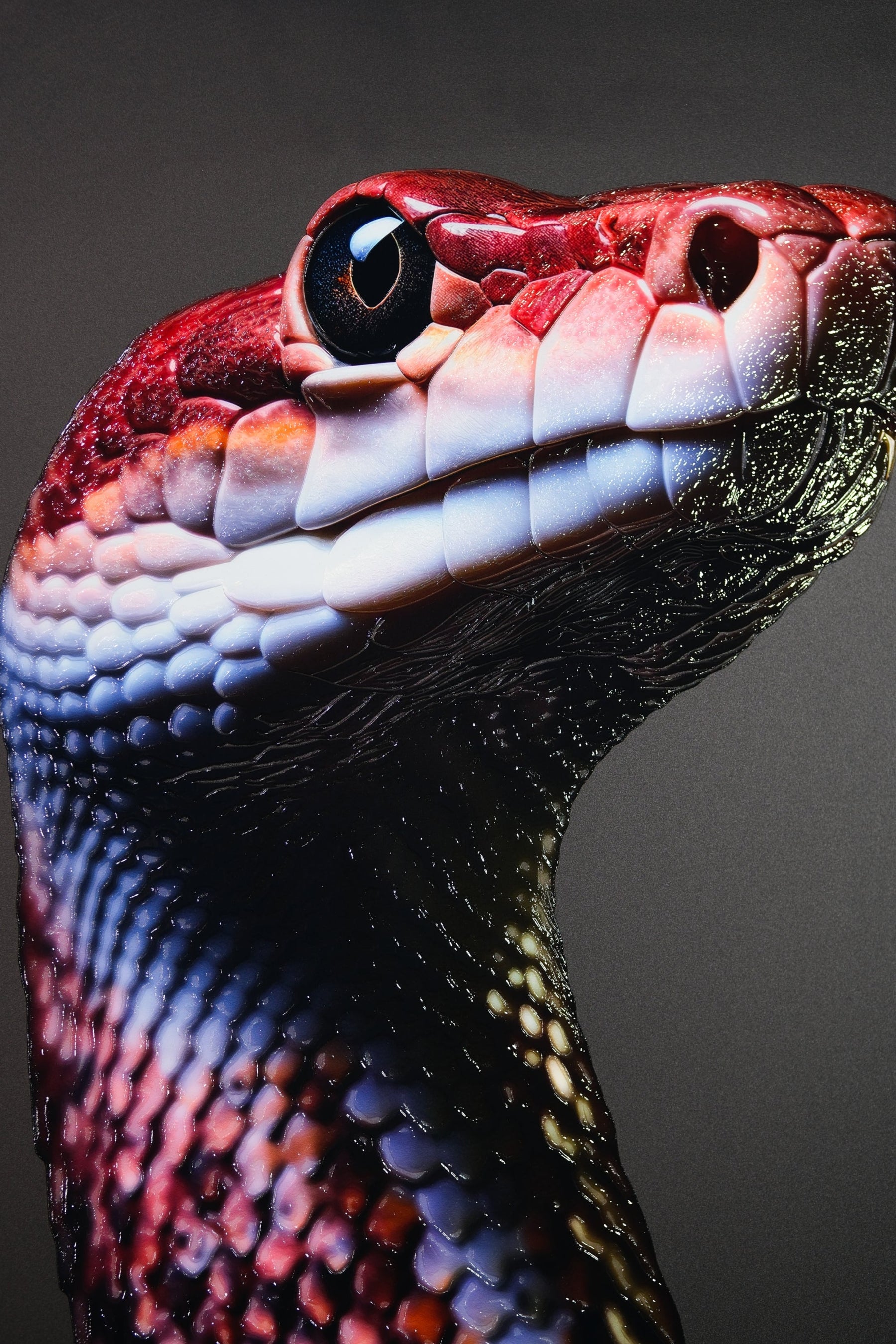 Venom Noir — Haptic 3D Embossed + High-Gloss Lacquer Print