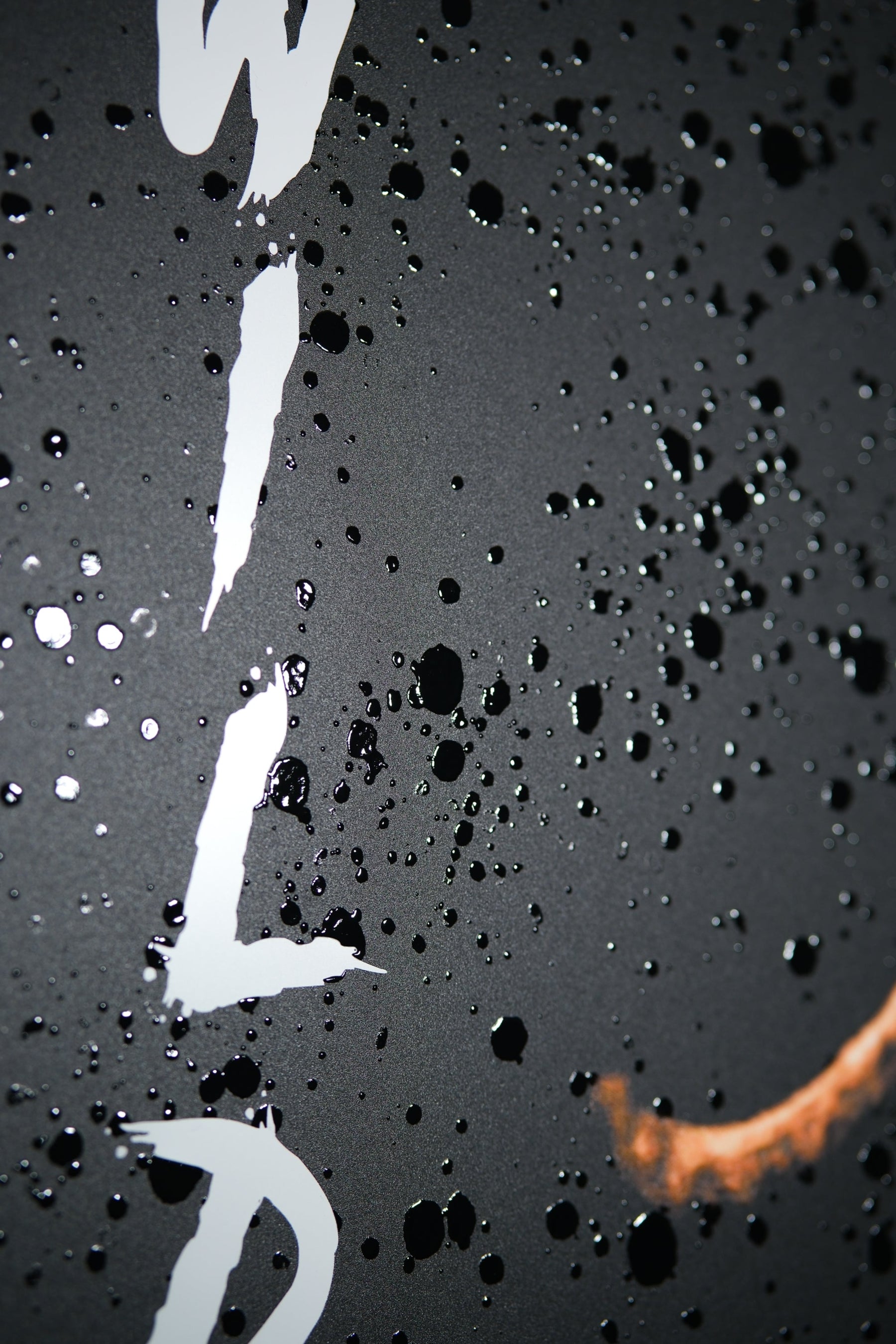 Lacquer Rain King — Haptic 3D Embossed + Pure Gloss Lacquer Print