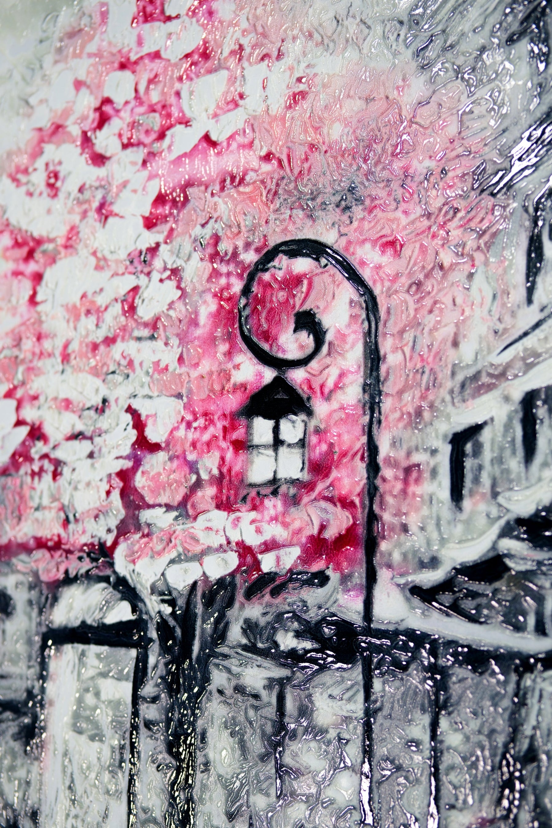 Paris in Bloom — Haptic 3D Embossed + High-Gloss Lacquer Print