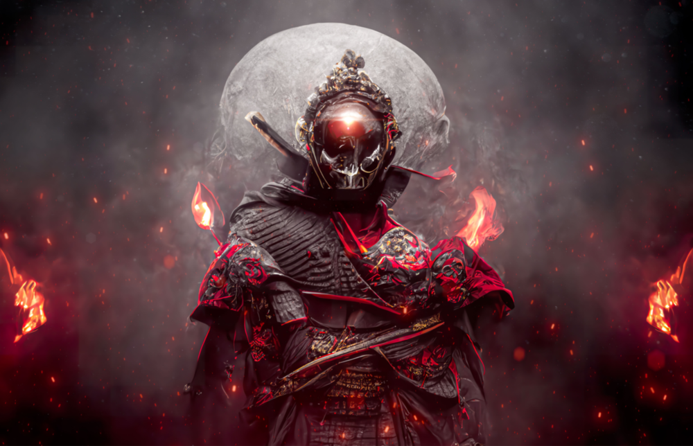 Feuerkämpfer Glasbild