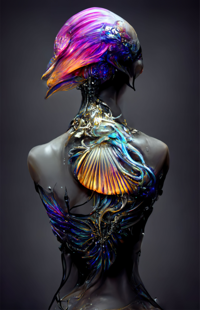 Arte della parete di vetro Mutazione