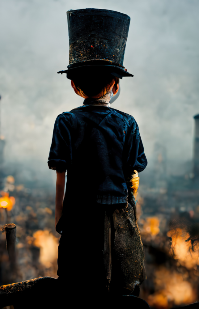 Brûler le passé Impression sur verre