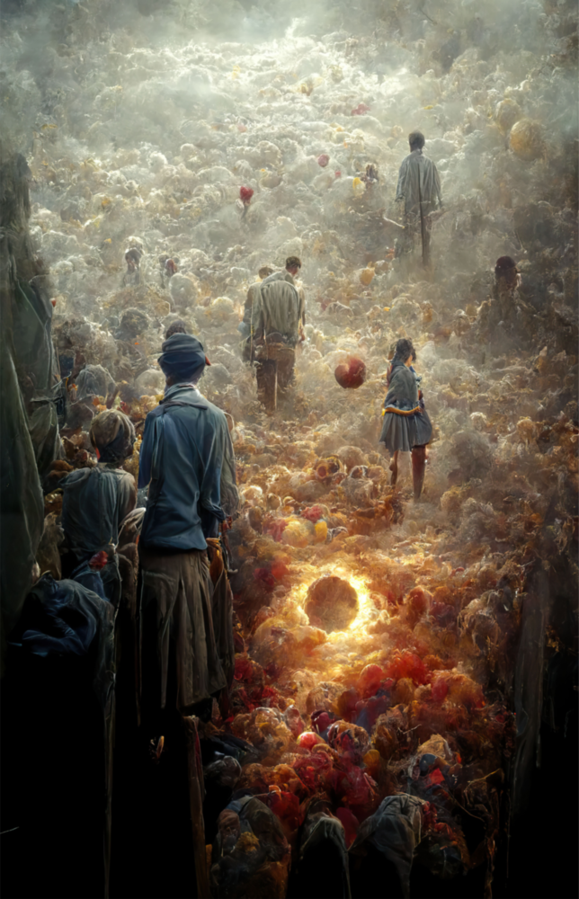 Arte della parete di vetro Abbandono