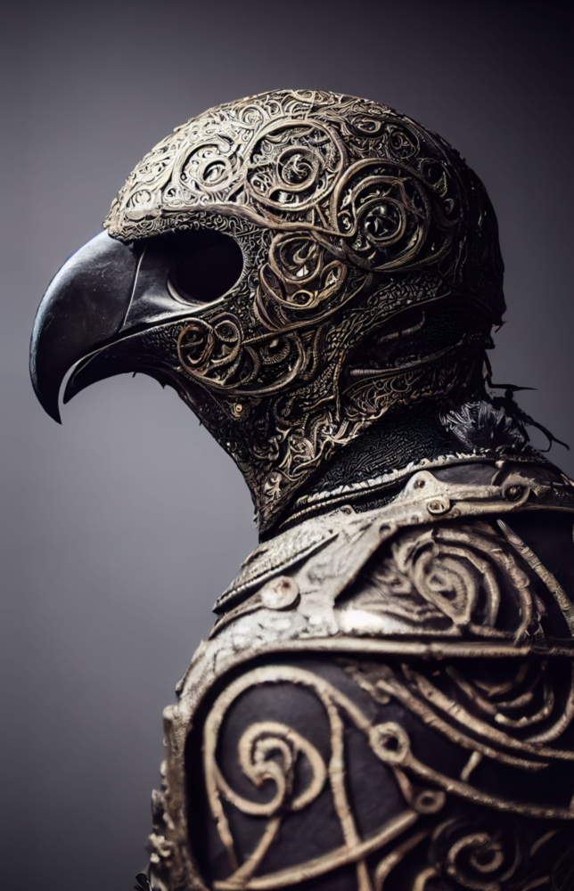 Arte de pared de vidrio de El pájaro