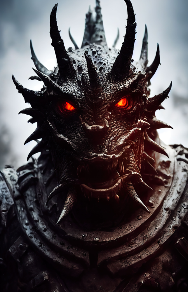 The Beast Glass Wall Art || Designer Collection