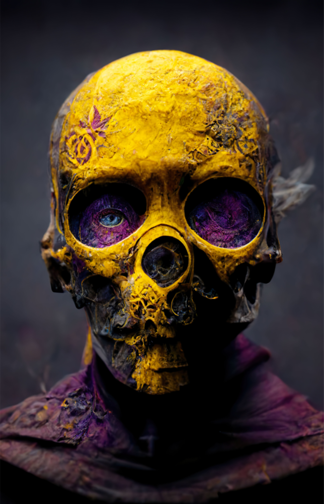 Skull Glass Art  || Designers Collection