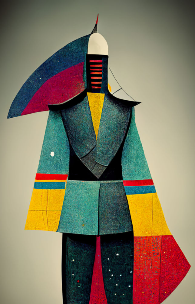 Arte della parete di vetro Uomo colorato