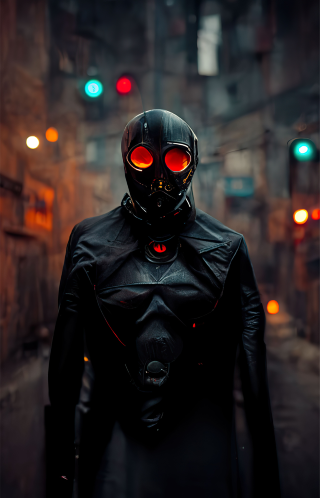 Arte della parete di vetro Rabbia nera