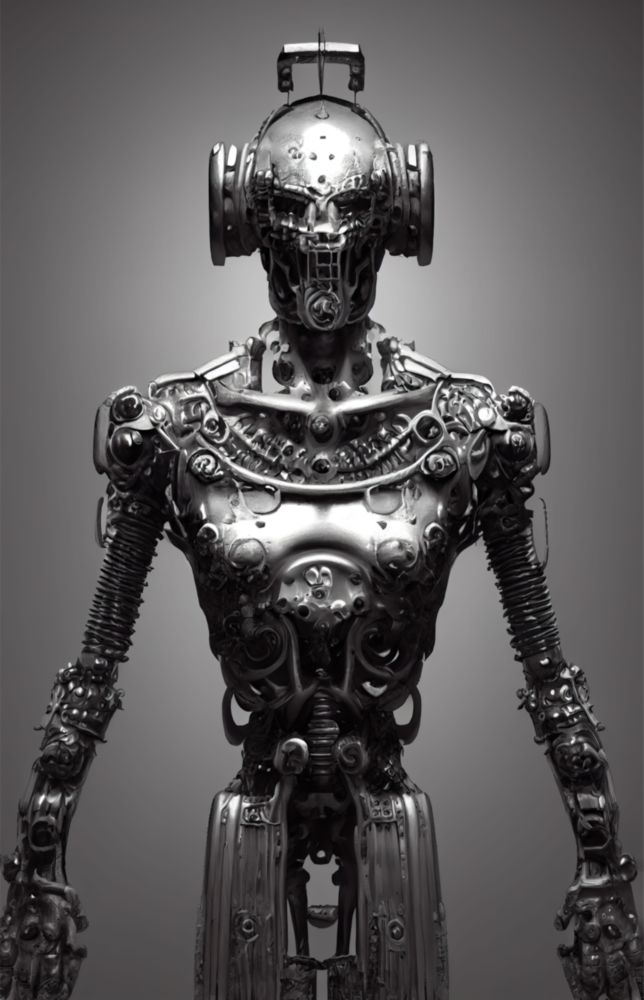 Arte della parete di vetro "Humachine"