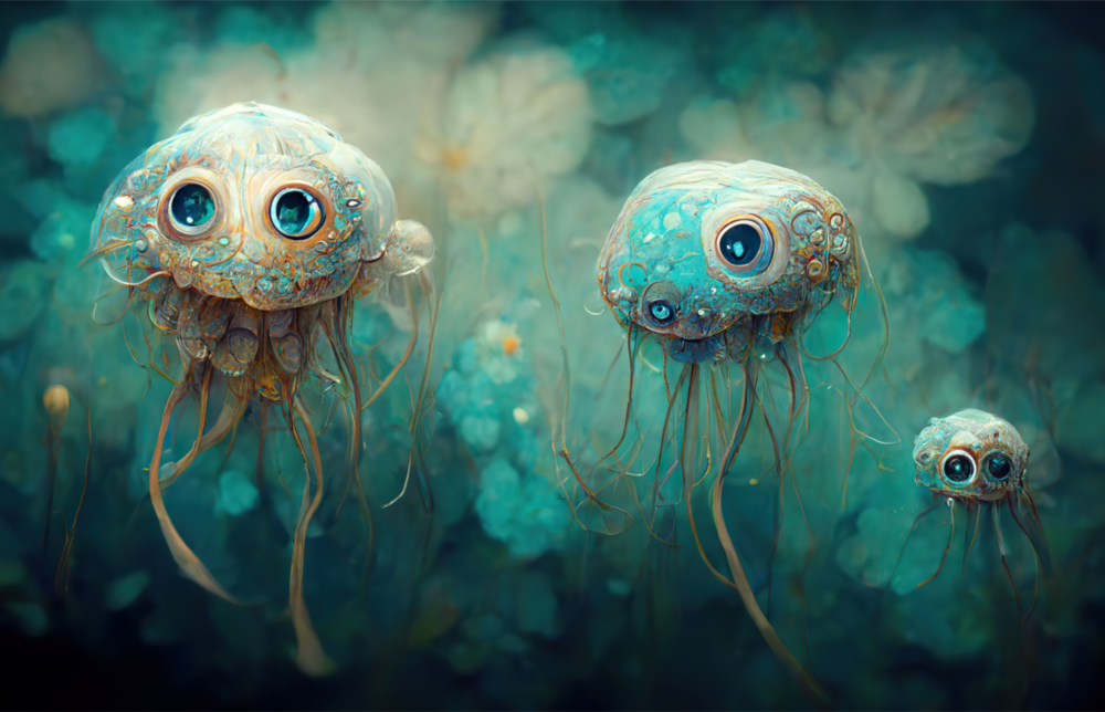 Jelly Eyes Glass Art  || Designer Collection