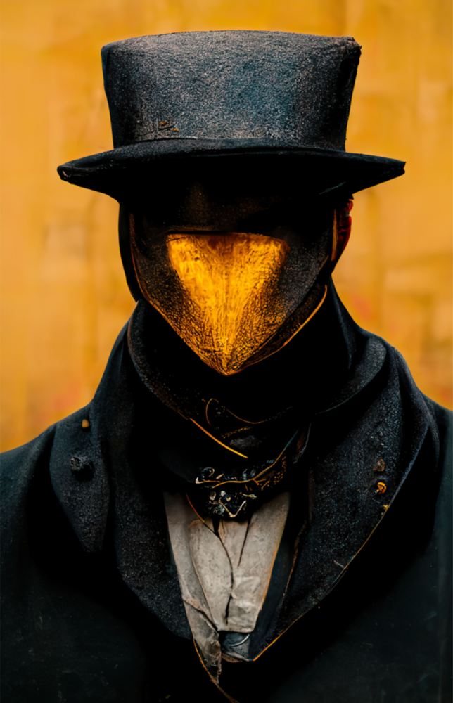 Arte de pared de vidrio de Sr. Beak