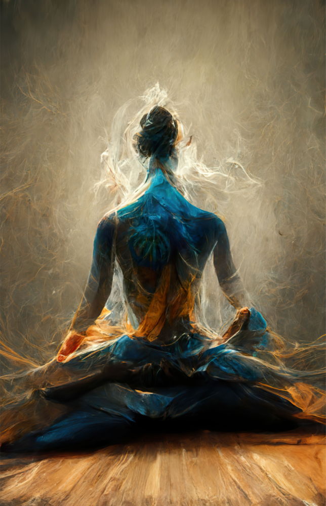 Méditation Impression sur verre