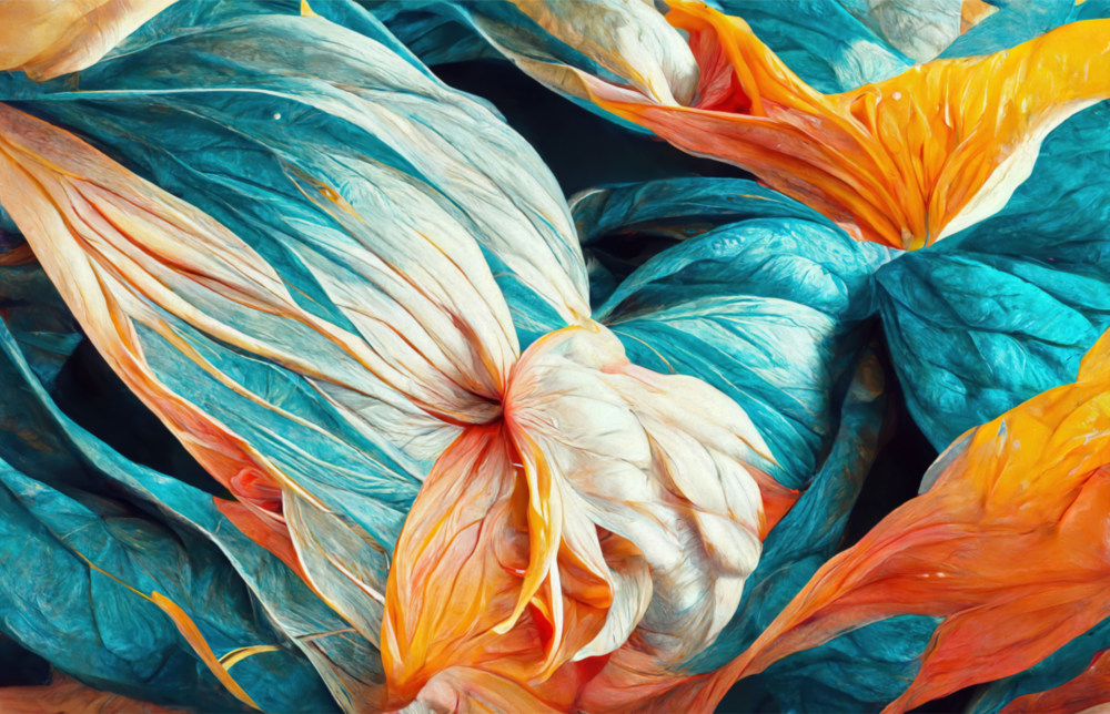 Fleuri Impression sur verre