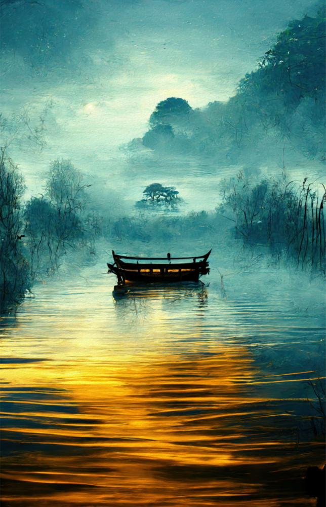 Le silence Impression sur verre