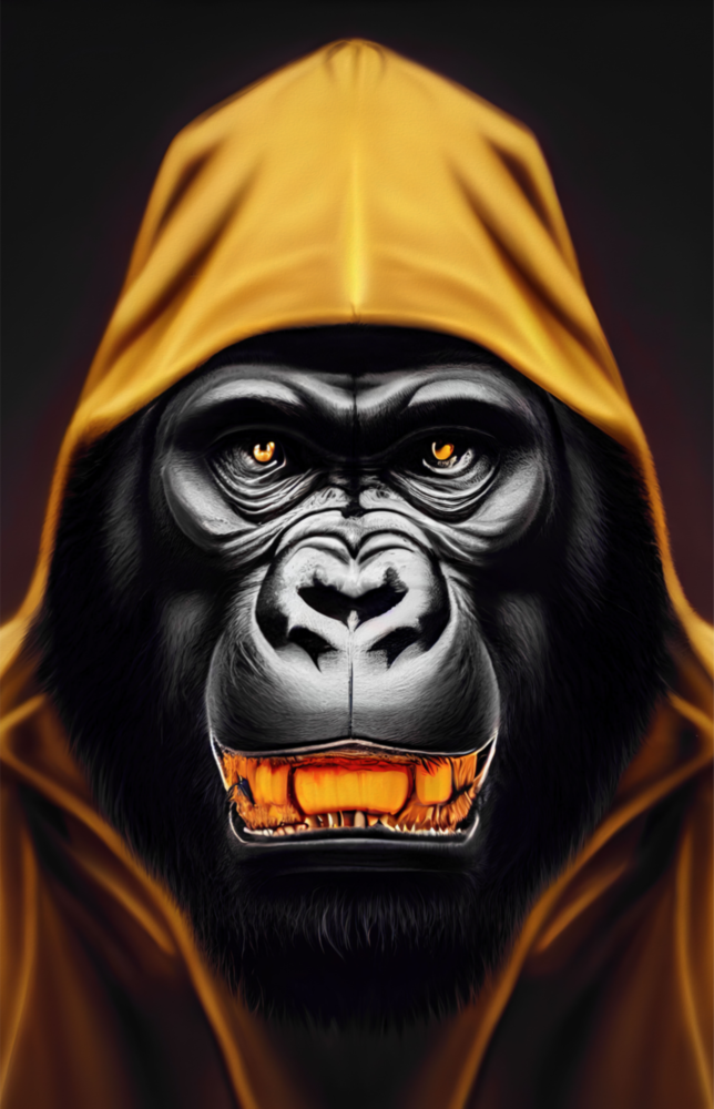 Sourire en colère Impression sur verre