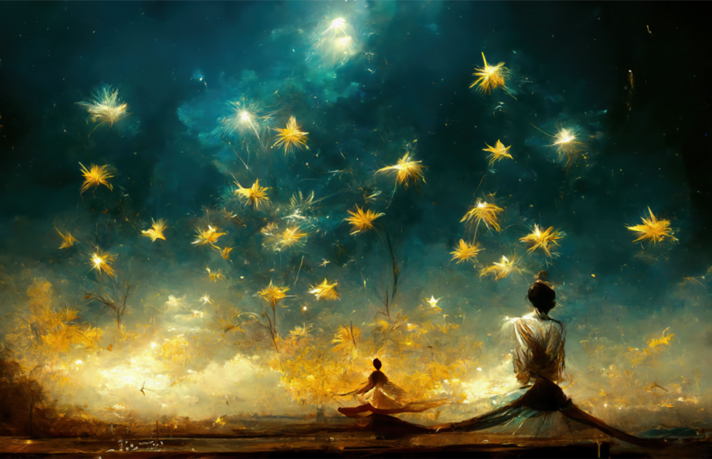 Mysticisme Impression sur verre