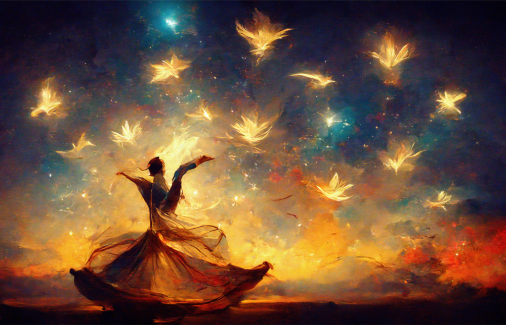 Mysticisme Impression sur verre