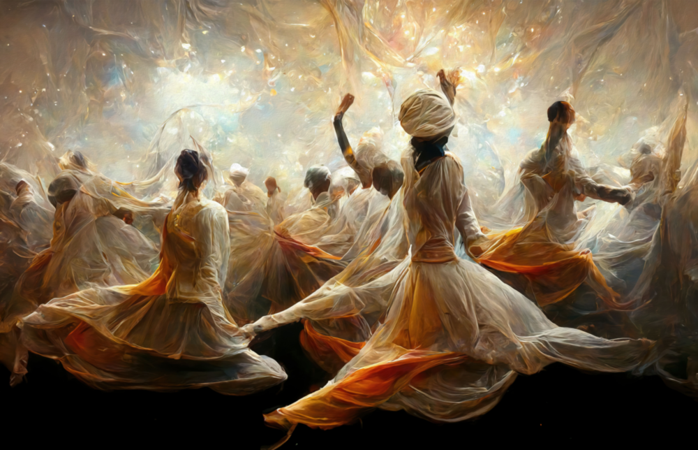 Mysticisme Impression sur verre