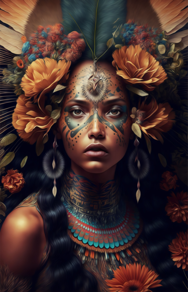 Arte della parete di vetro Bellezza del clan