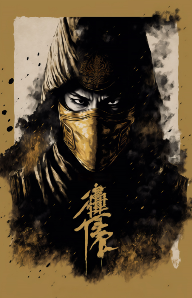 Master Fighter Glass Wall Art  || Designer Collection