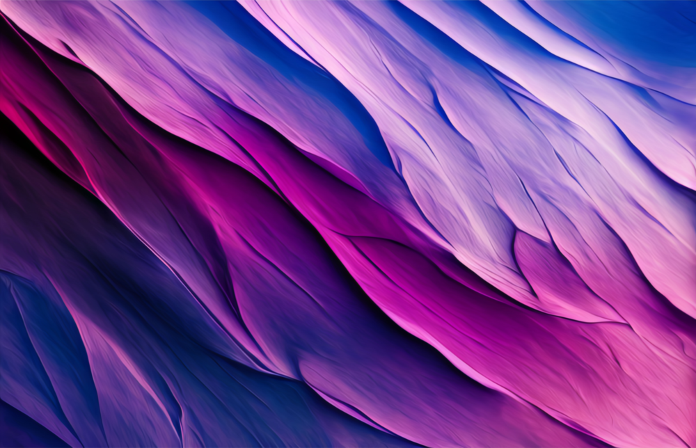 Arte de pared de vidrio de Baile púrpura