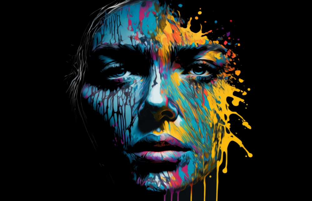 Beautiful Splash Glass Wall Art  || Designer Collection