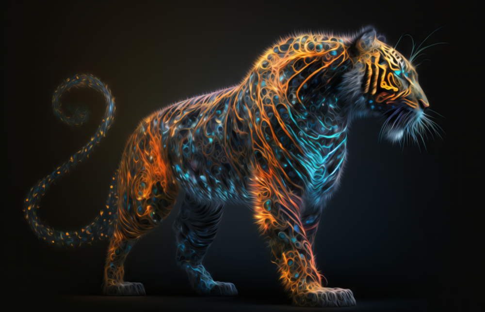 Gloire étincelante Impression sur verre